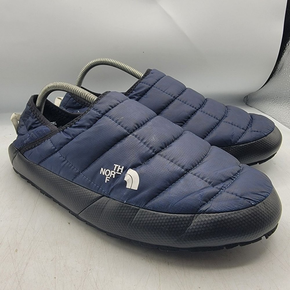 The North Face Mens 11 Blue ThermoBall Traction V Mule Slipper Shoes Loafers